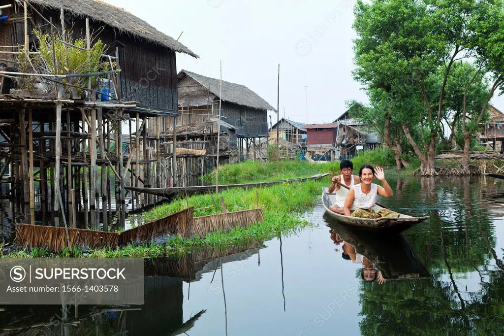The so-called ""floating village"" on Inle Lake is really called Ywama, a kind of rural Burmese Venice that becomes the scene of a weekly market that ...