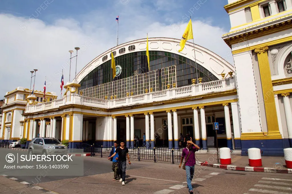 Hualamphong Railway Station officially (known as Bangkok Railway Station in English) is the main railway station in Bangkok operated by the State Rail...
