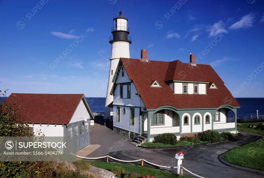Portland Head Lighthouse, Fort Williams Park, South Portland, Maine.