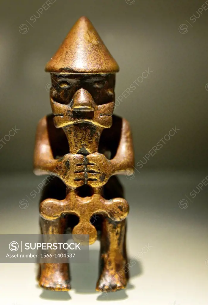 Bronze fgure of Thor (from Old Norse Þórr) - one of the major Norse Gods, hammer-wielding god associated with thunder,this figure has been dated to ar...