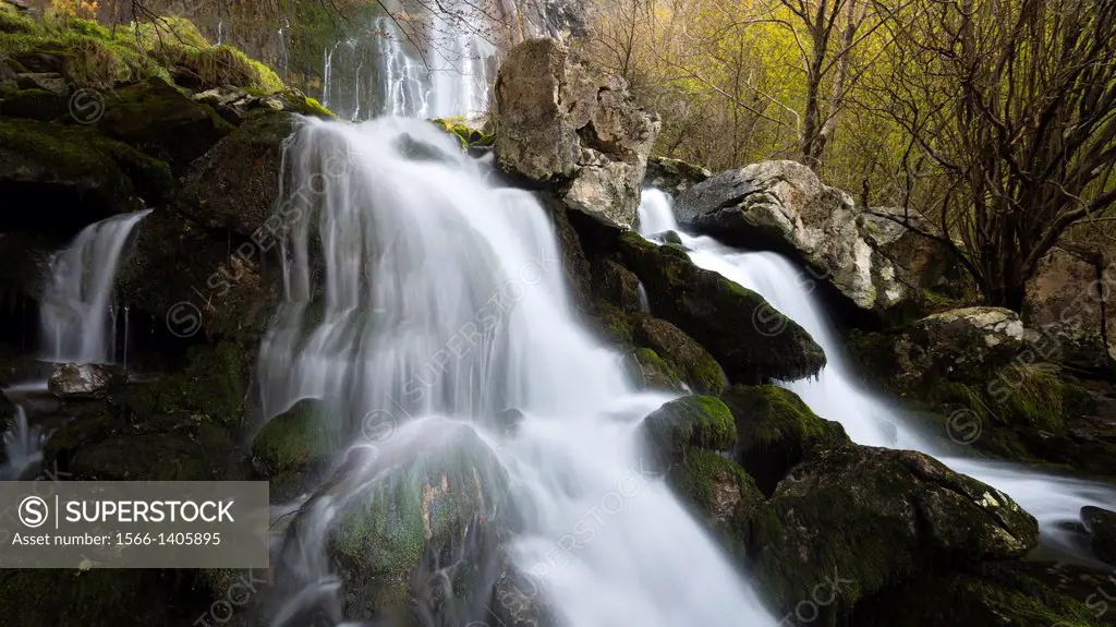 The river Ason was born in Hillocks of Asón forming a large waterfall, spectacular at times of rainfall and snowmelt. The picture is taken a few meter...