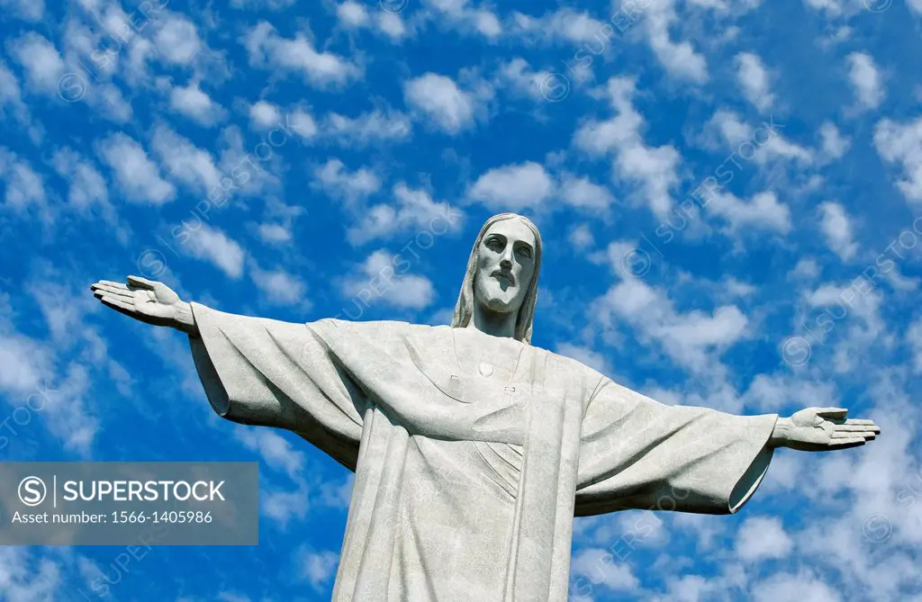 Jesus Christ the Redeemer statue, Corcovado Mountain, Rio de Janeiro, Brazil.