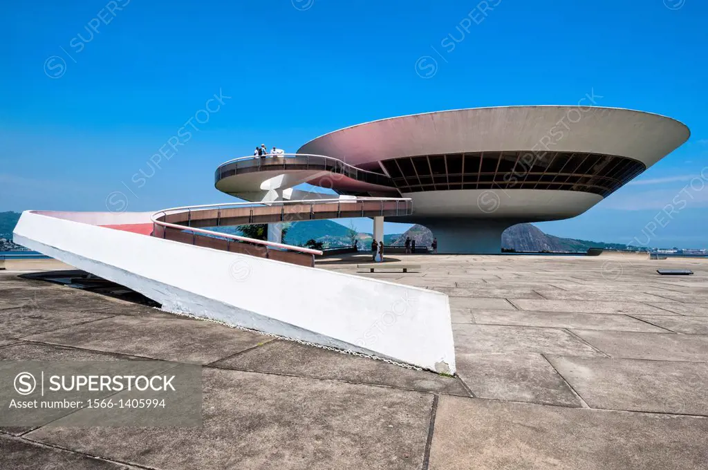 Niemeyer Museum of Contemporary Arts, Niteroi, Rio de Janeiro, Brazil.