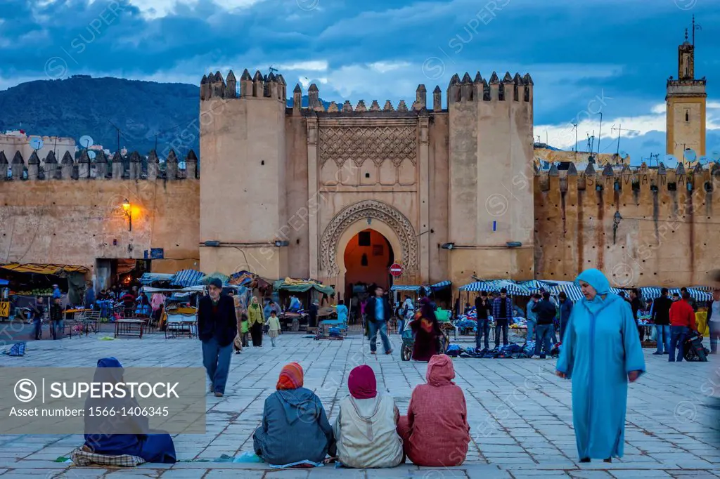 Bab Al Mahrouk Gate, Fez, Morocco.