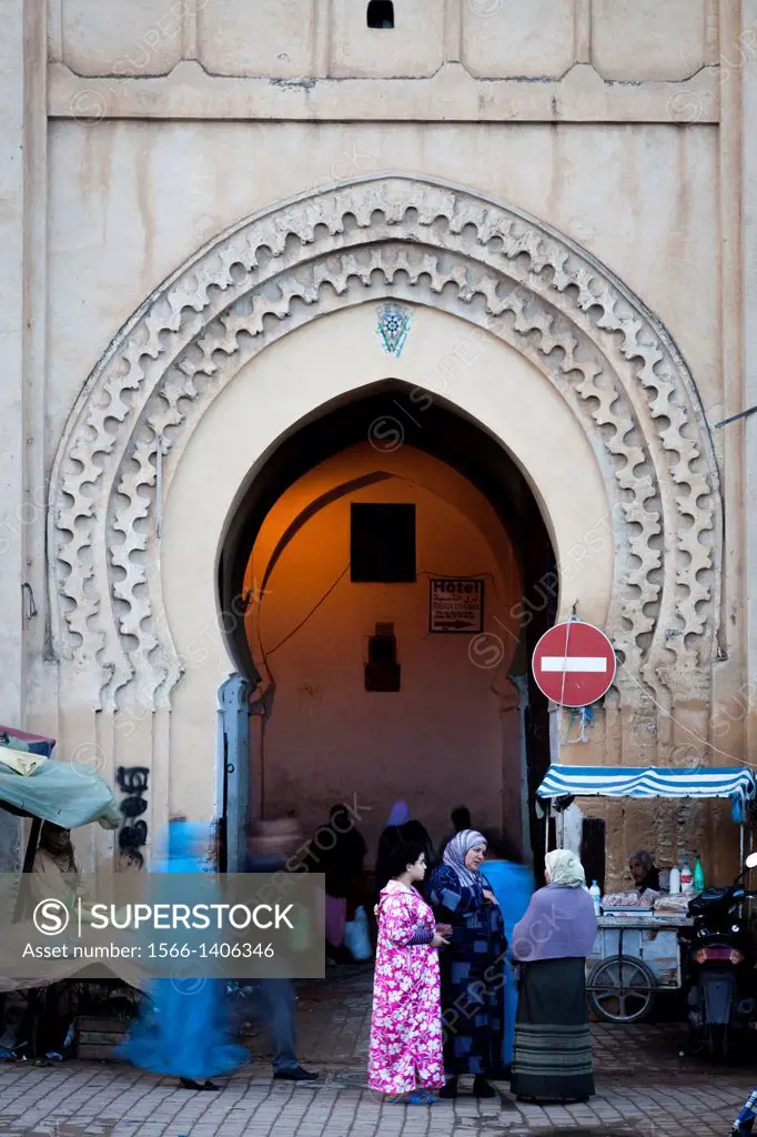 Bab Al Mahrouk Gate, Fez, Morocco.