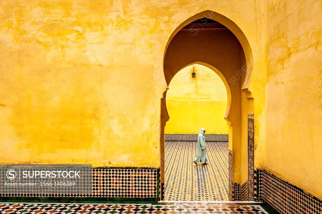 Mausoleum Of Moulay Ismail, Meknes, Morocco.