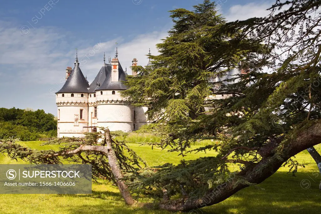 The renaissance chateau at Chaumont-sur-Loire in France.