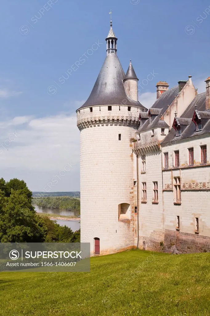 The renaissance chateau at Chaumont-sur-Loire in France.