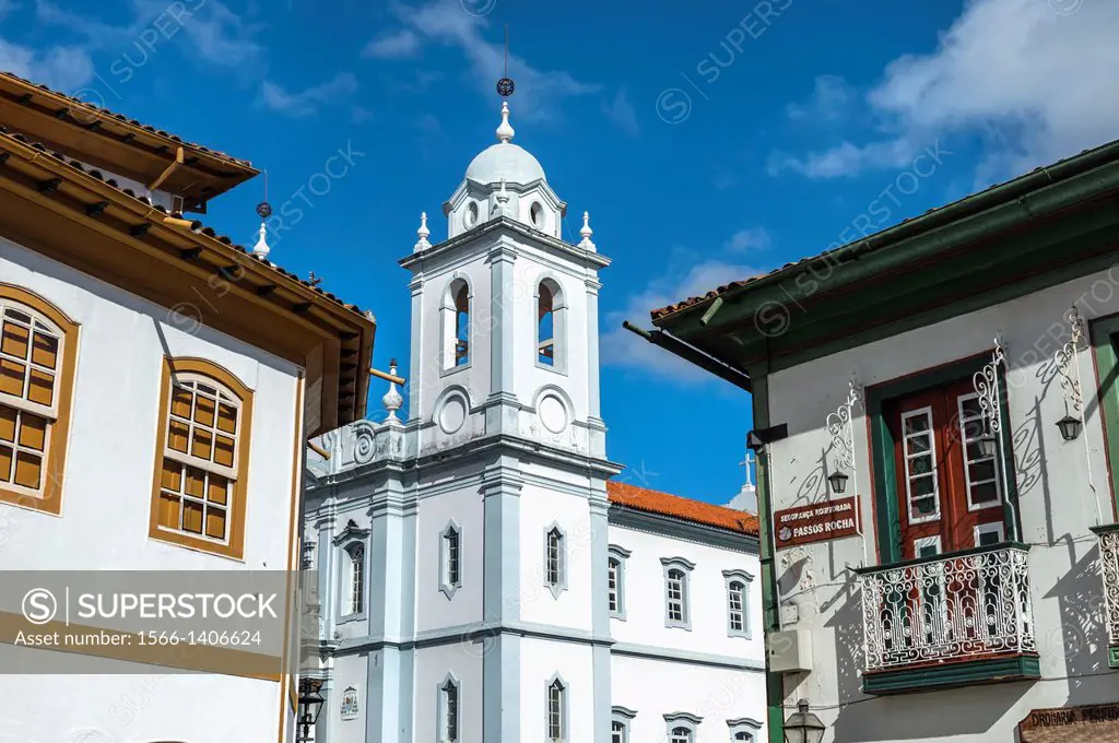 Santo Antonio Cathedral, Diamantina, Minas Gerais, Brazil.
