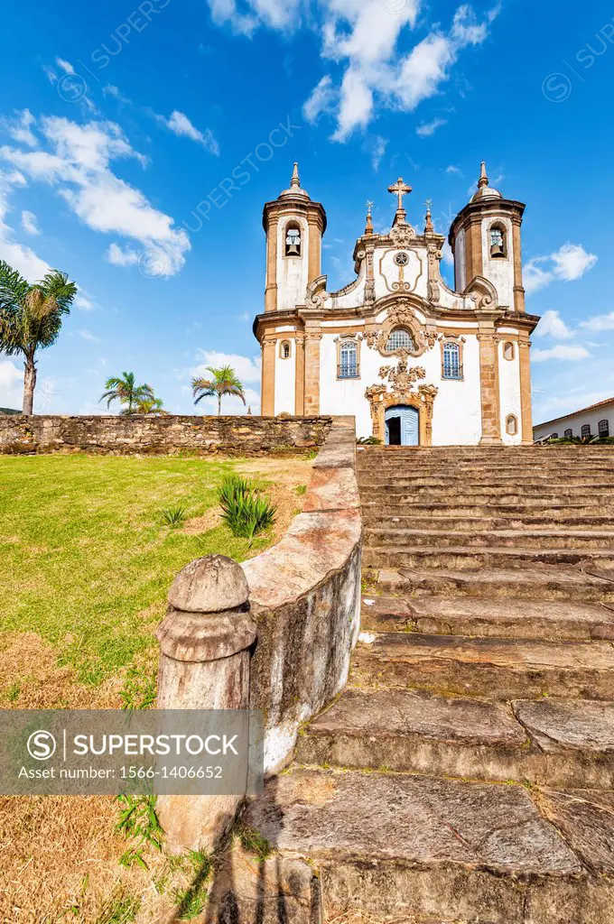 Nossa Senhora Do Carmo Church, Ouro Preto, Minas Gerais, Brazil.