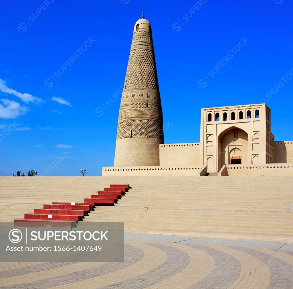 Emin Minaret (1779), Turpan, Turpan Prefecture, Xinjiang Uyghur Autonomous Region, China.