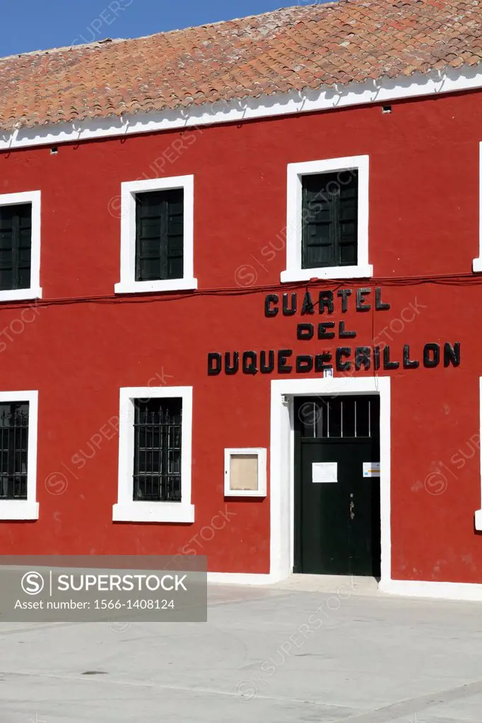 Old Duque de Crillon barracks in Mao, Minorca, Balearic Islands, Spain