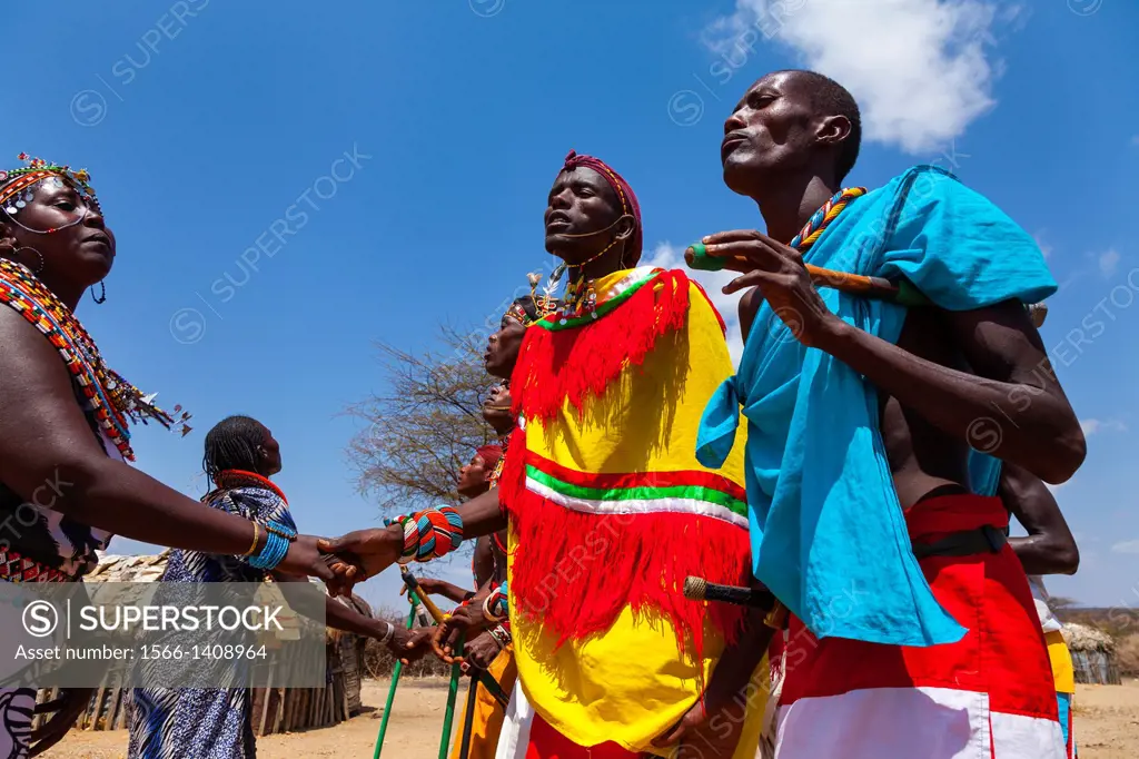 Samburu people, Samburu National Park, Kenya, Africa.