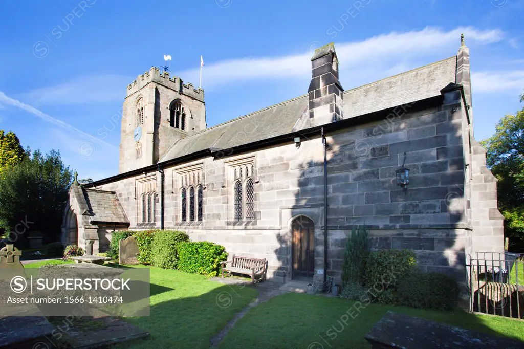 St Thomas a Becket Church at Hampsthwaite North Yorkshire England.