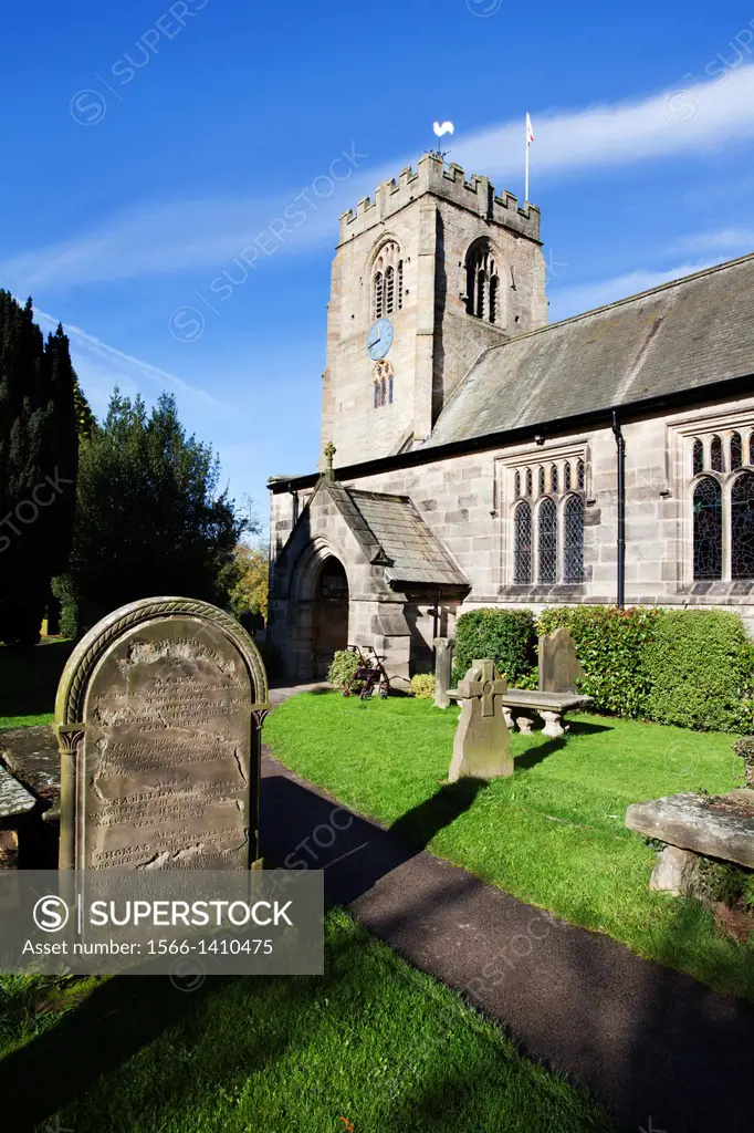 St Thomas a Becket Church at Hampsthwaite North Yorkshire England.