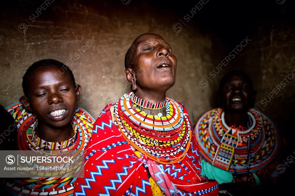 Samburu tribe in Northern Kenya.