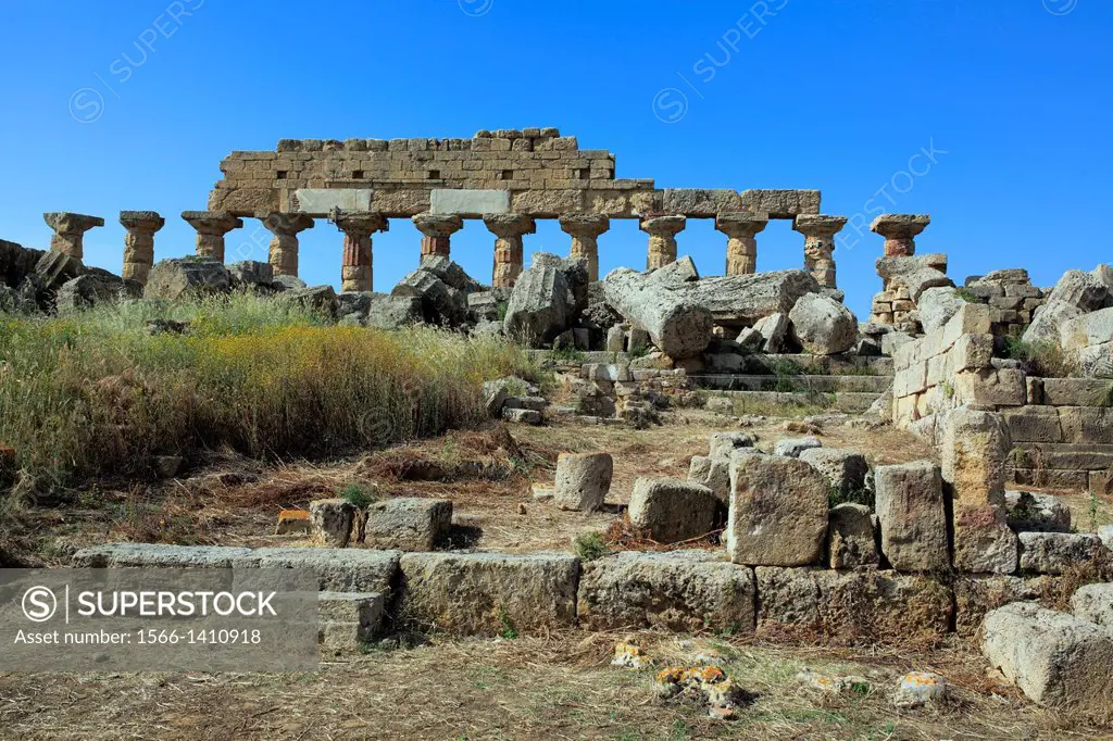 Temple C, Selinunte, Sicily, Italy.