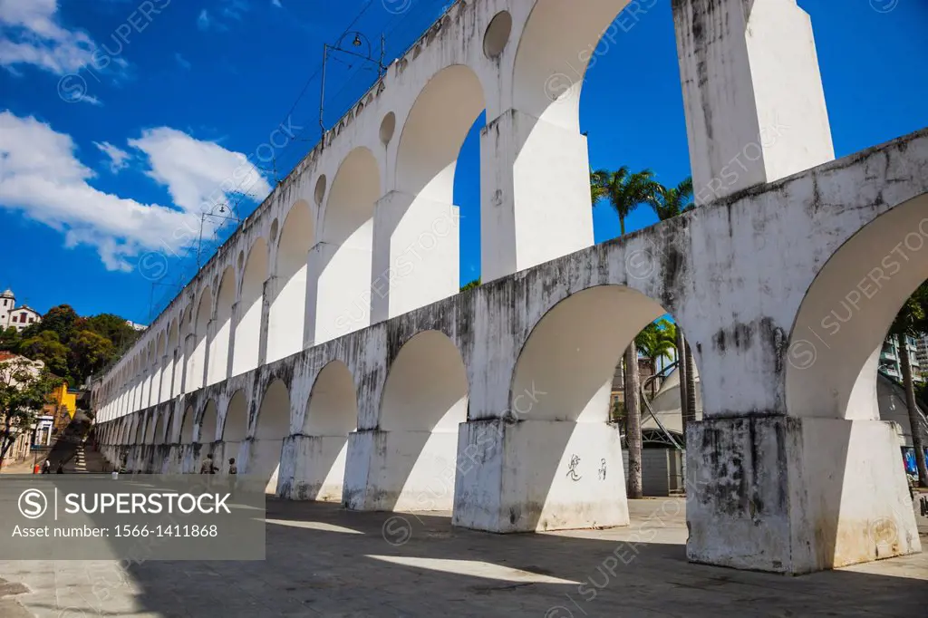 Arcos da Lapa aqueduct, Lapa, Rio de Janeiro, Brazil