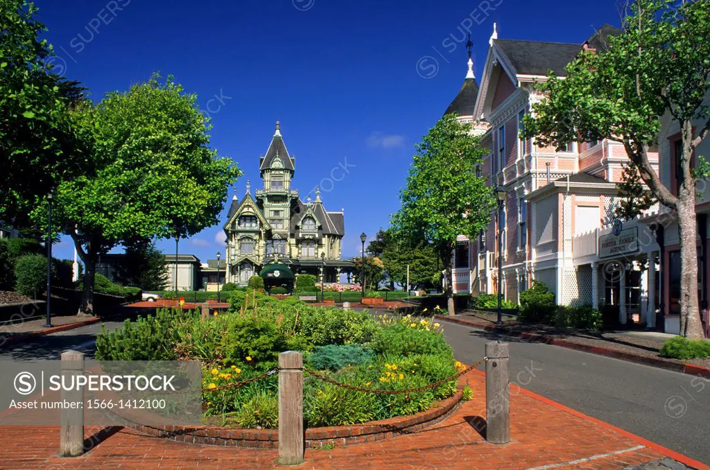 The victorian Carson Mansion, Eureka, Humboldt County, CALIFORNIA.