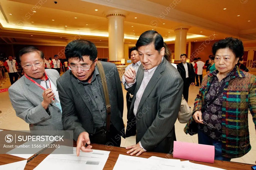 Registration of 17th Anniversary World Chai´s Clan participants at Genting Highland Convention Centre, Malaysia.