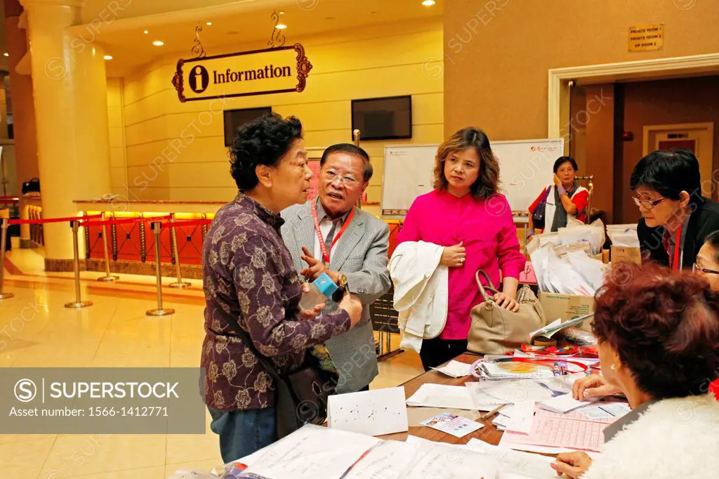 Registration of 17th Anniversary World Chai´s Clan participants at Genting Highland Convention, Malaysia.