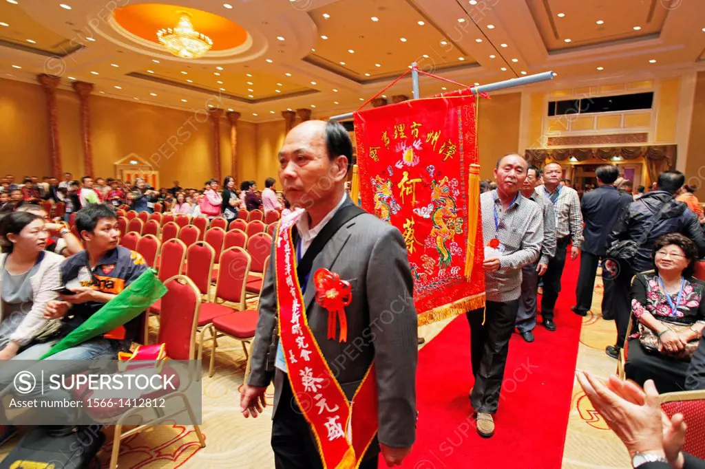 The arrival of guests from International World Chai´s Clan to the Main Hall at Genting Highland Convention Centre, Malaysia.