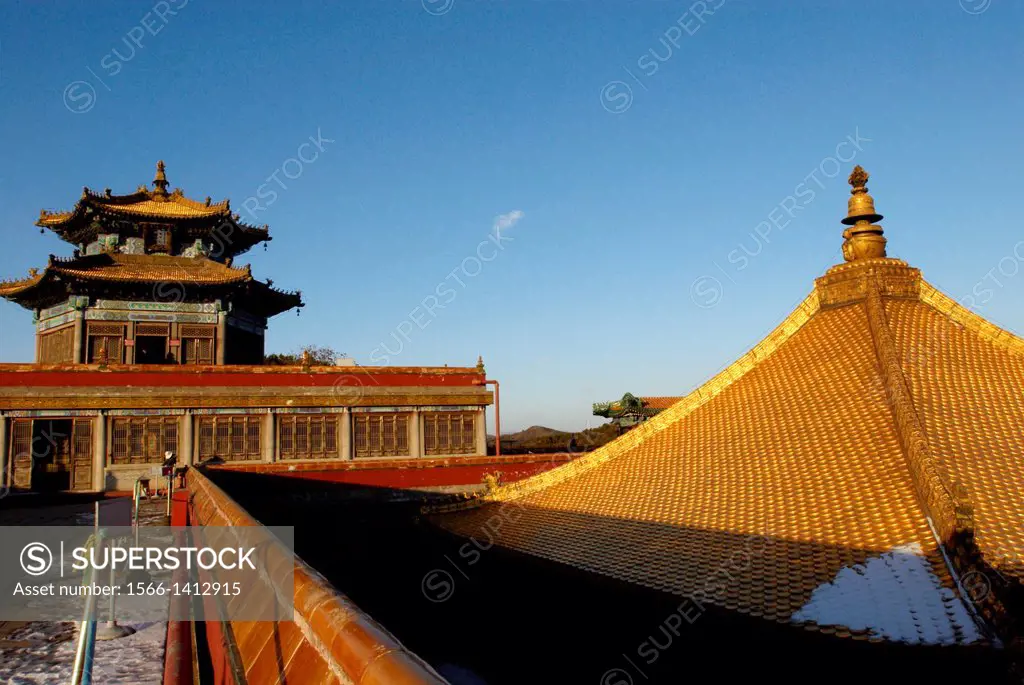 China, Hebei Chengde, summer residence of the Manchu Emperors of the early Qing Dynasty, Zongcheng Putuo temple built between 1767 and 1771 during the...