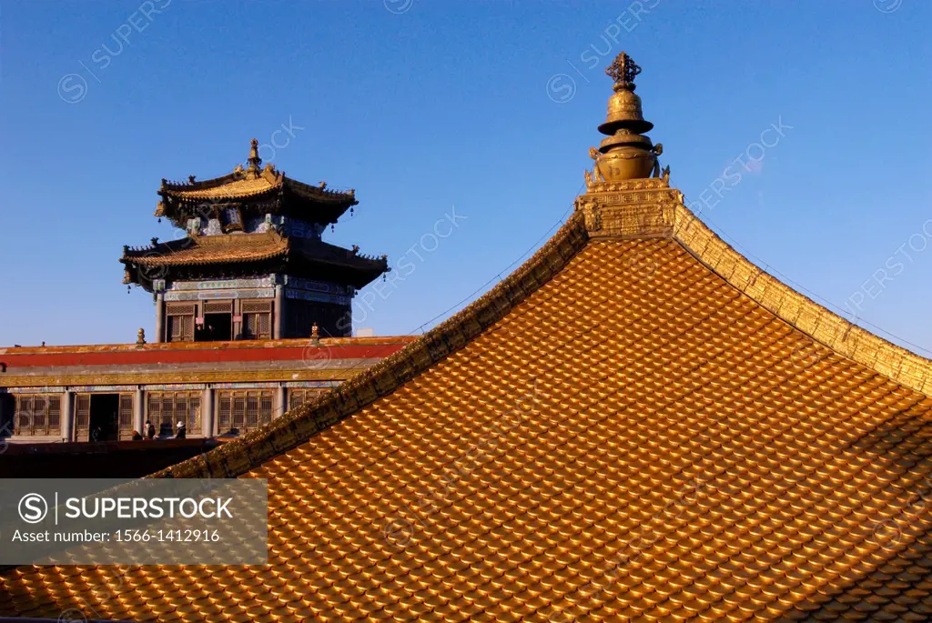 China, Hebei Chengde, summer residence of the Manchu Emperors of the early Qing Dynasty, Zongcheng Putuo temple built between 1767 and 1771 during the...