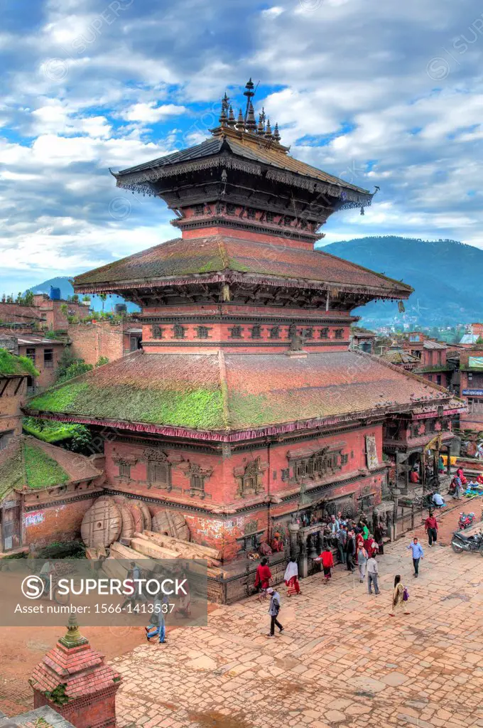 Bhairab Nath Temple, Taumadhi square, Bhaktapur, Nepal.