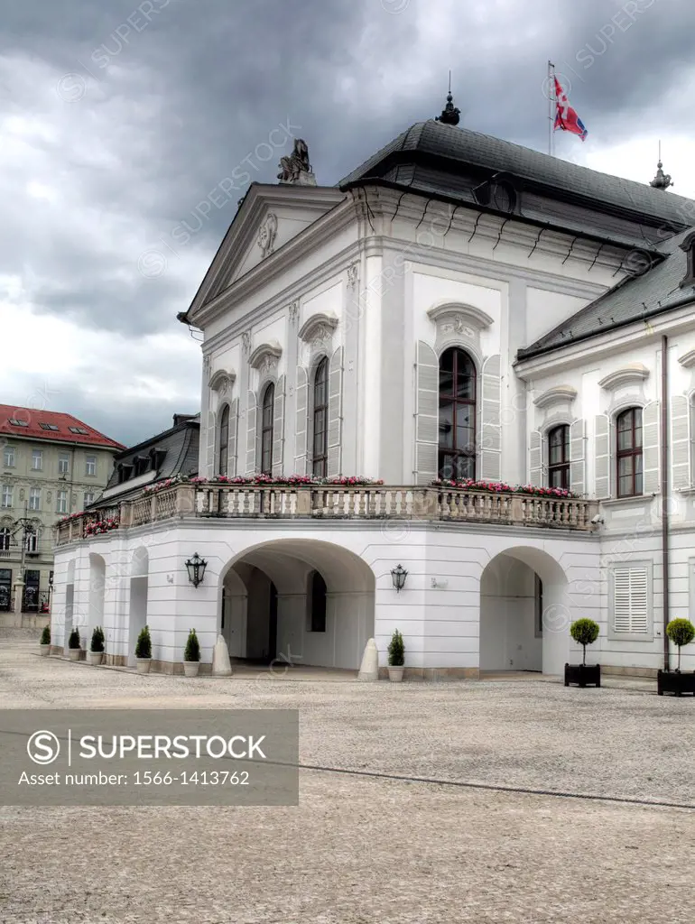 Grassalkovich Palace, seat of the president of Slovakia, Bratislava, Slovakia.