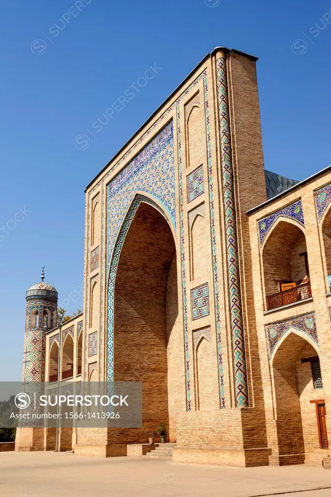 Kukeldash Madrasah, also known as Kukaldosh Madrasah, Tashkent, Uzbekistan.