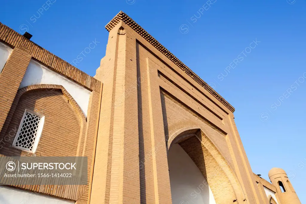 Arabxon Madrasasi, also known as Arab Muhammad Khan Madrasah, Ichan Kala, Khiva, Uzbekistan.
