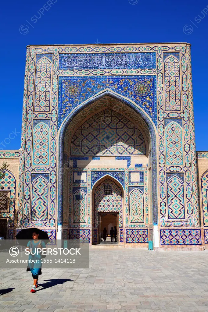 Ulugh Beg Madrasah at the Memorial Complex of Al Gijduvani, Gijduvan, near Bukhara, Uzbekistan.