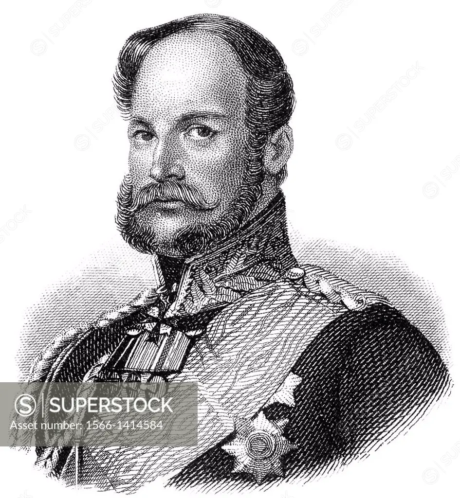 Wilhelm I or William I, 1797-1888, from the House of Hohenzollern, king of Prussia and first German emperor,.