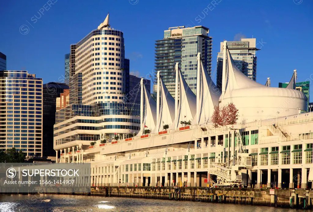 Canada, Vancouver, skyline, Canada Place,.