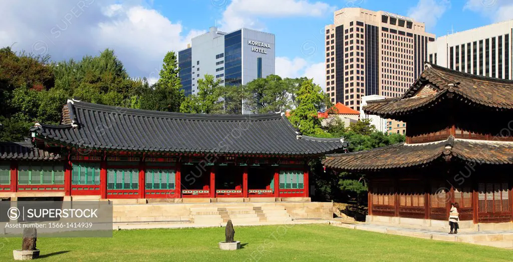 South Korea, Seoul, Deoksugung Palace,.