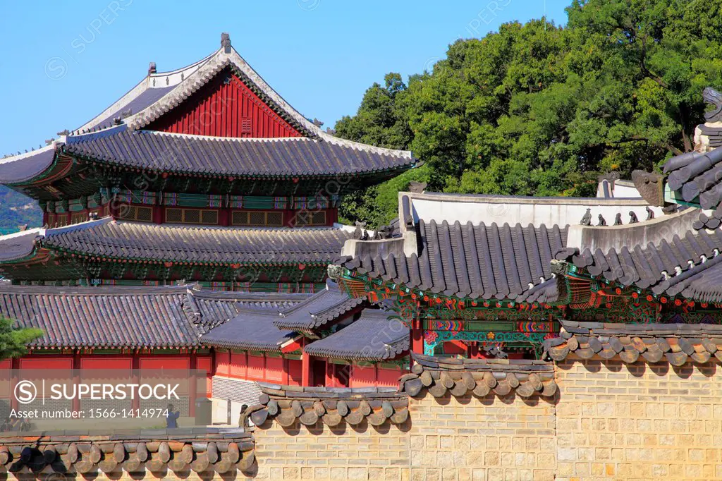 South Korea, Seoul, Changdeokgung Palace,.