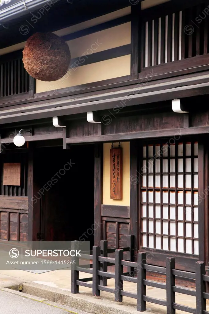 Japan, Hida, Takayama, Yoshijima Heritage House,.