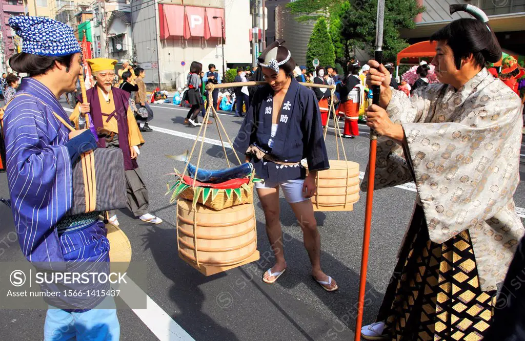 Japan, Tokyo, Jidai Matsuri, festival, people;.