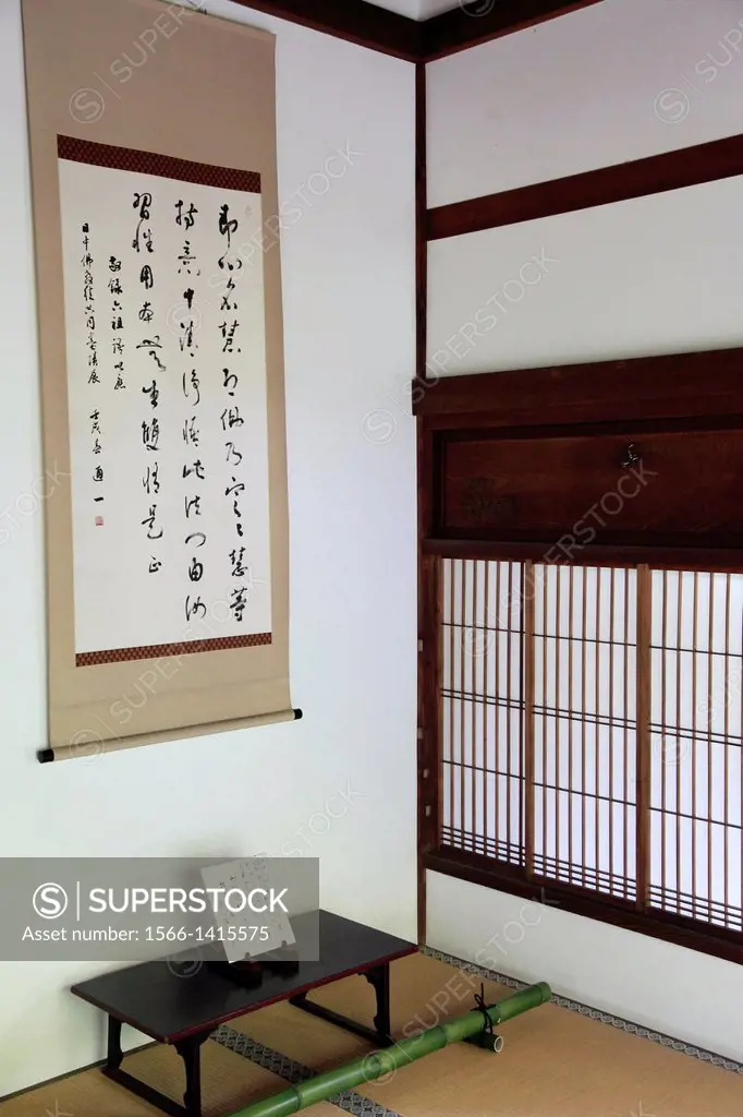 Japan, Kyoto, Daitokuji Temple, Koto-in, interior,.