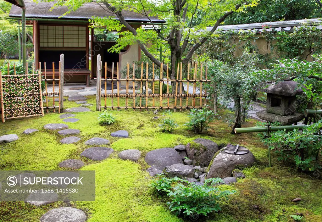 Japan, Kyoto, Daitokuji Temple, Oubai-in, garden,.