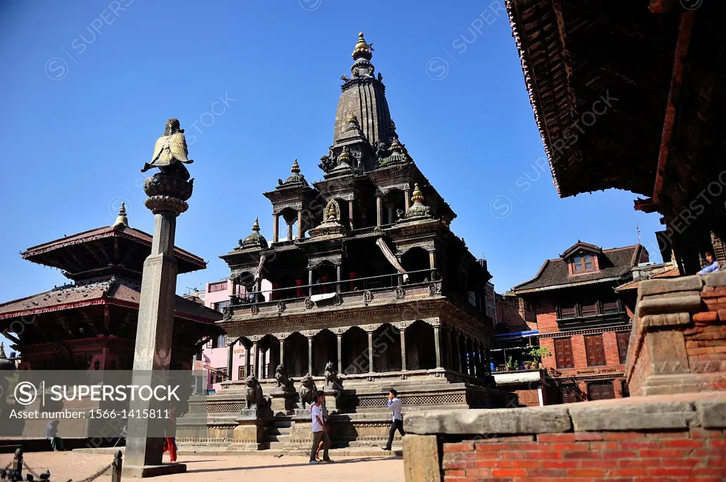 Hindu temples, Durbar Square, Patan, Nepal