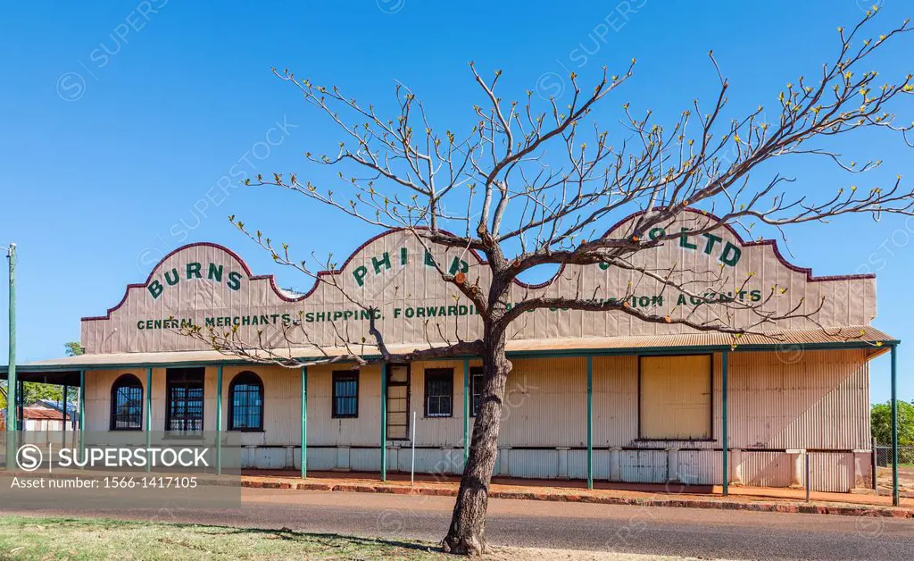 Australia, Queensland, Gulf of Carpentaria, Normanton, heritage listed Burns Philp store building.