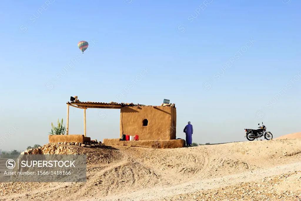 A barack near Deir el-Medina, Upper Egypt.