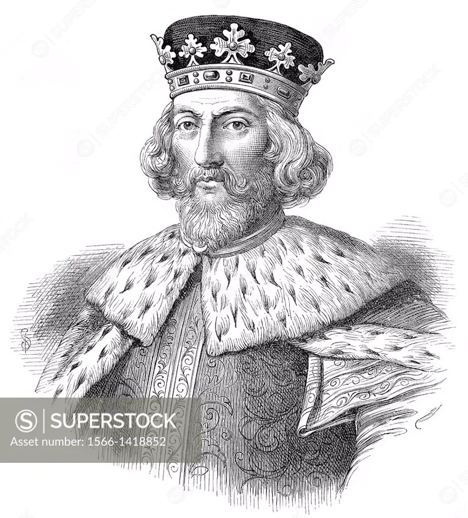 John or John Lackland, 1166 - 1216, King of England from 1199 to 1216, Johann Ohneland ,Jean Plantagenêt, Jean Sans-Terre.