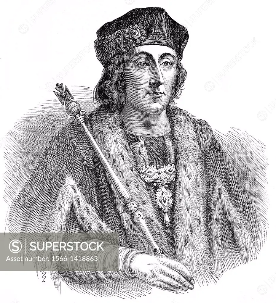 Henry VII, 1457 - 1509, King of England and Lord of Ireland, Heinrich VII. Tudor,.