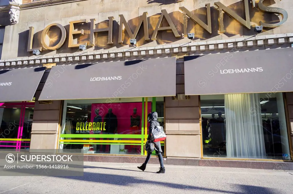 A Loehmann´s department store in the Chelsea neighborhood of New York. The women´s clothing retailer is reported to be considering filing for bankrupt...