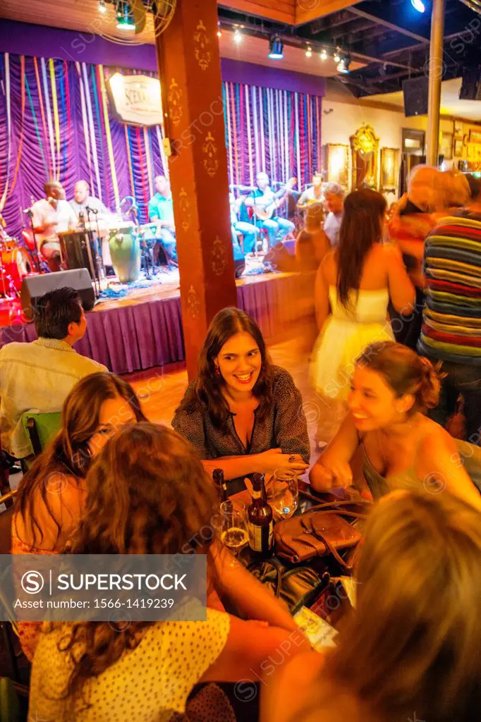 Rio Escenarium restaurant , the best live music and samba, Lapa district, Rio de Janeiro, Brazil