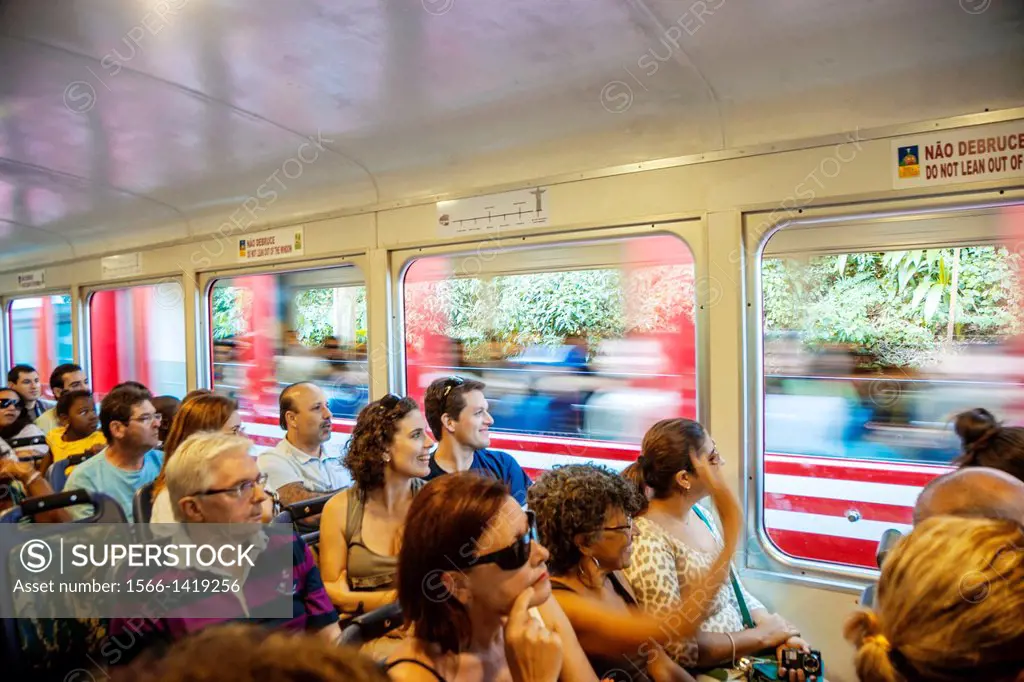 Train to Corcovado, Rio de Janeiro, Brazil