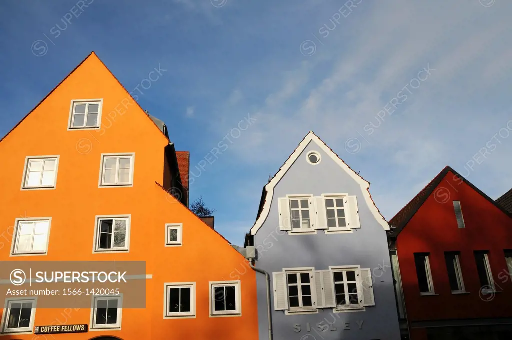 Renovated old town houses in Memmingen / Bavaria